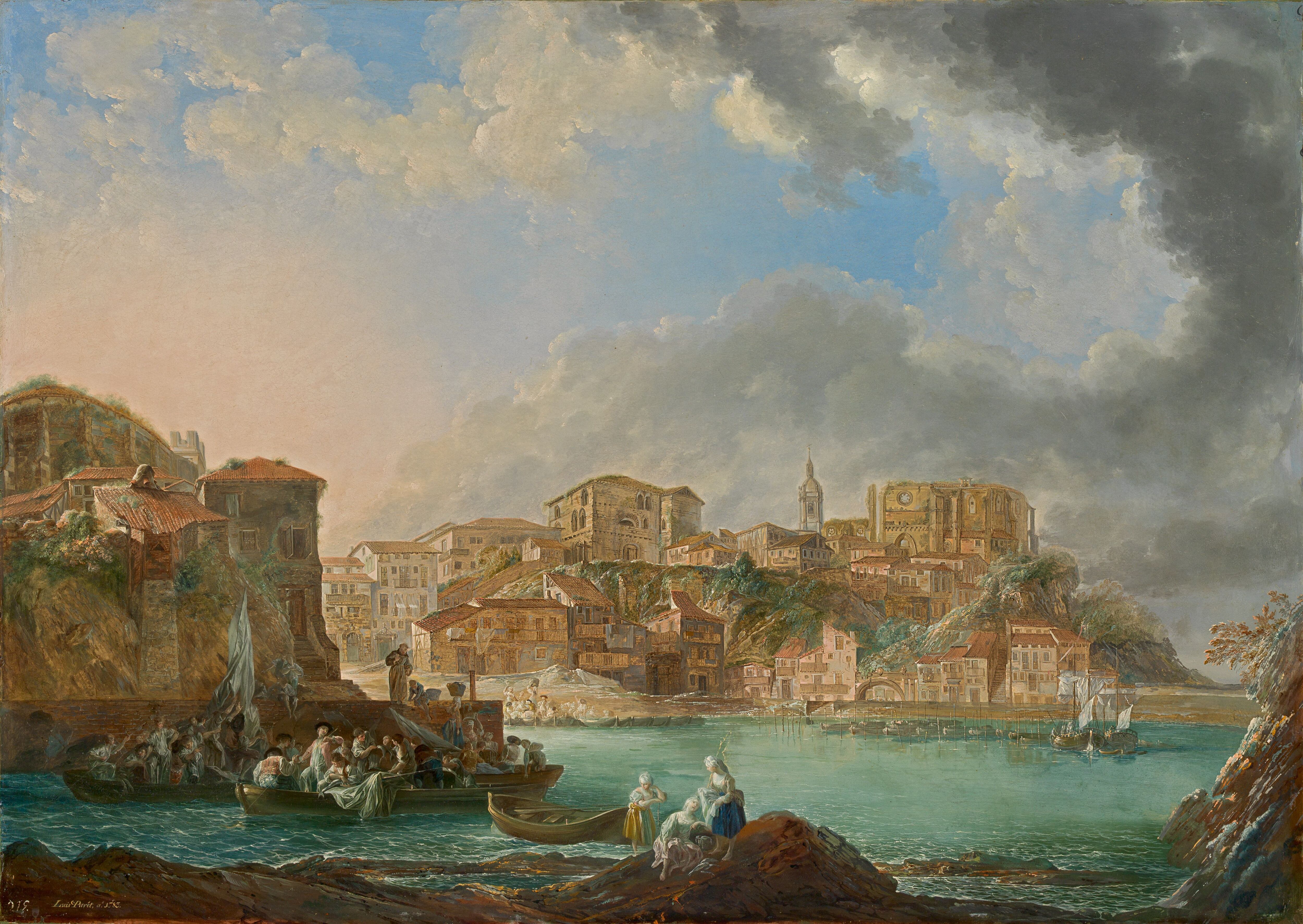 'Vista de Bermeo' (1783).
