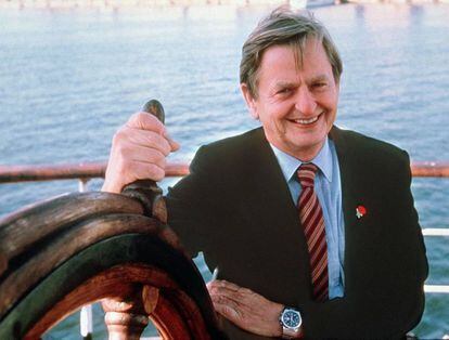Olof Palme fotografiado en la década de los ochenta en Estocolmo. El primer ministro sueco fue asesinado el 26 de febrero de 1986.