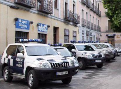La fuerte presencia policial ha impedido que se repitan los disturbios en el madrileño barrio de Malasaña