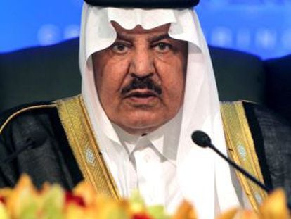 Nayef bin Abdelaziz, pr&iacute;ncipe heredero del trono saud&iacute;, en 2011. 