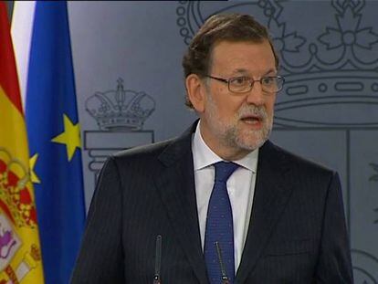Intervenció de Mariano Rajoy.