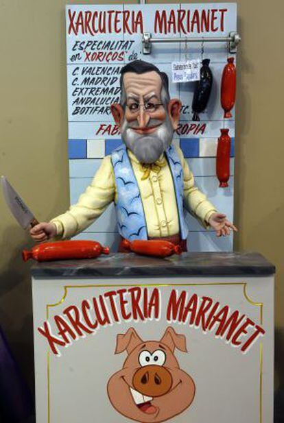 Mariano Rajoy, expenedor de xoriços.