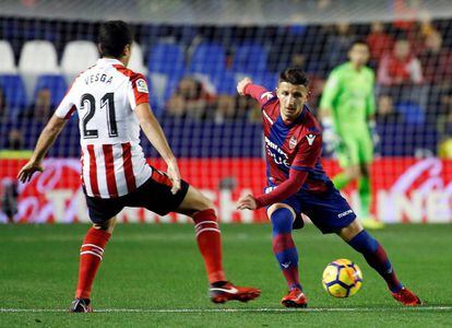El Levante se enfrenta al Athletic en la jornada 15 de la Liga Santander