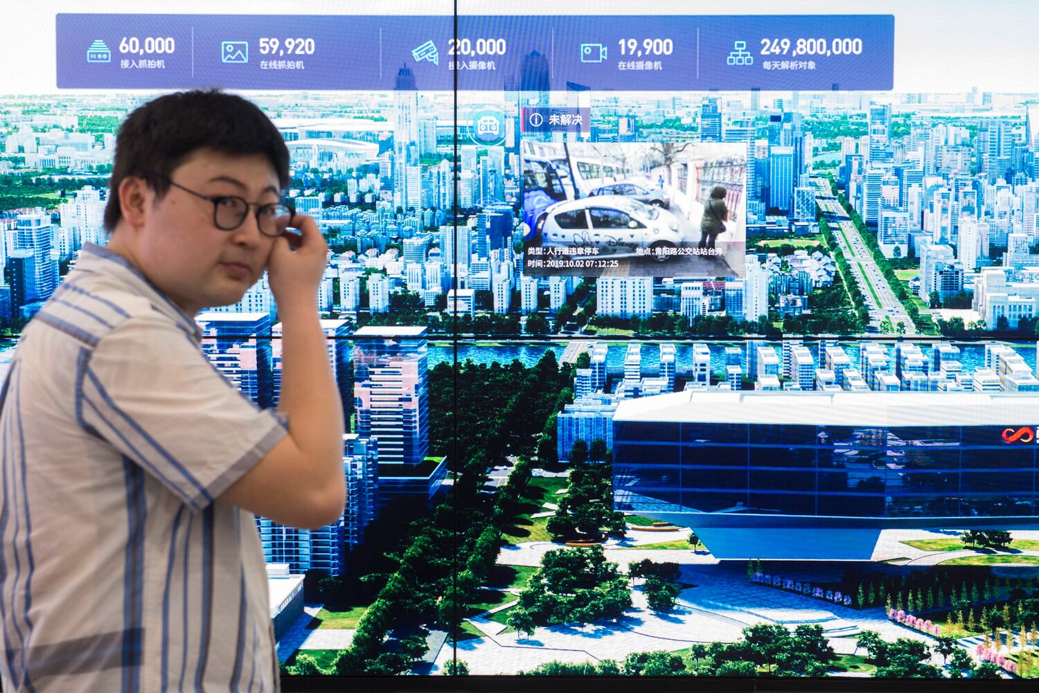 Imágenes de tecnología de la empresa china Sensetime.