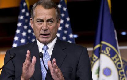 El presidente de la C&aacute;mara de Representantes, John Boehner.