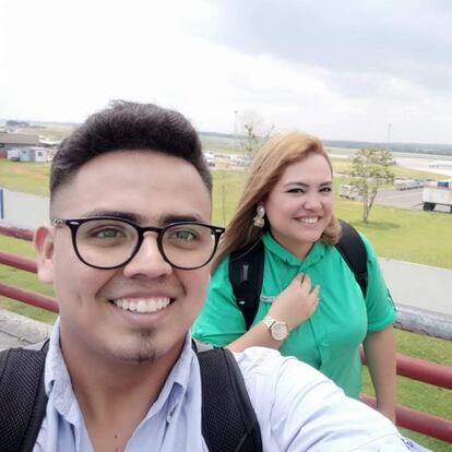 Ángel Amilcar y Krizia María Estrada, hondureños vecinos de Vallecas