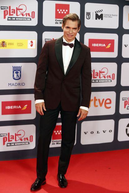 El cantante venezolano Carlos Baute, en la VIII Edición de los Premios Platino del Cine y el Audiovisual Iberoamericano.