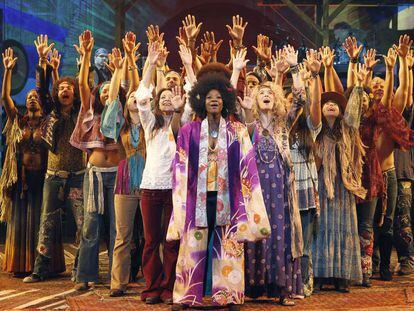 Imagen del musical 'Hair'.