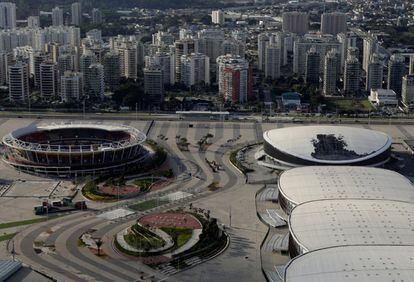 Conjunto de instalaciones que forman el parque Olímpico.