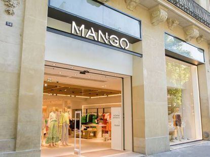 Establecimiento renovado de Mango en la calle Haussmann de París.