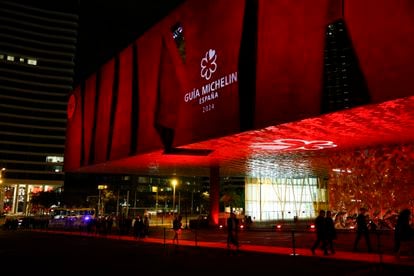 Vista del edificio en el que se lleva a cabo la Gala de las estrellas Michelin 2024.