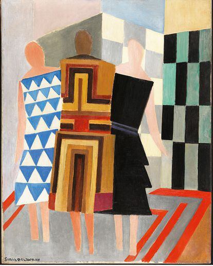 Vestidos simultáneos. Sonia Delaunay (1925)