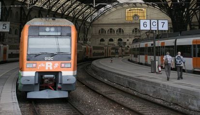 Un tren a l'estació de França, en una imatge d'arxiu.