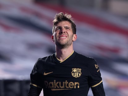 Sergi Roberto, durante el partido de Copa del Rey contra el Granada.