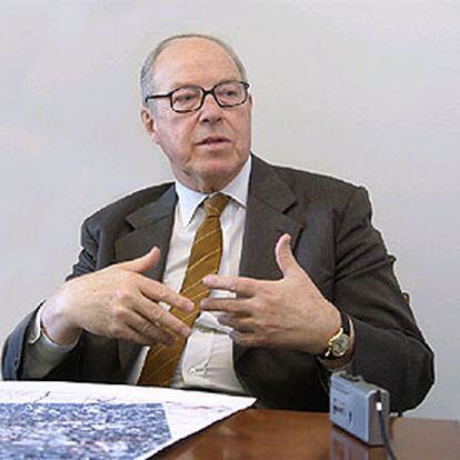 Hans Blix, en su despacho en Nueva York.