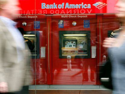 Una oficina de Bank of America, en una imagen de archivo.
