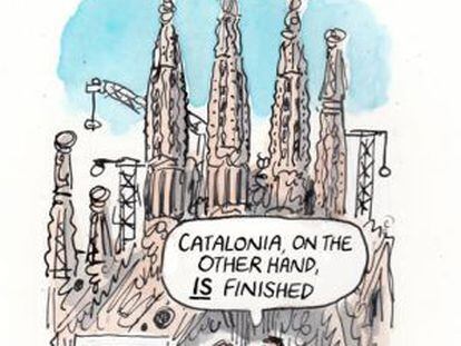 "Cataluña, por el contrario, está acabada, decía The Guardian"
