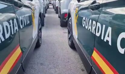 Coches de la Guardia Civil.