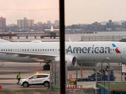 Un B737 Max de la compañía American Airlines