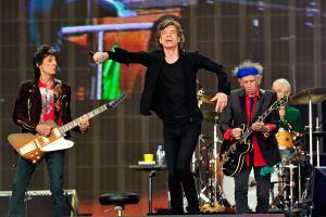 Los Rolling Stones, tocando en Hyde Park.