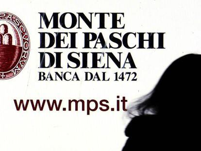 Una publicidad del Monte dei Paschi.