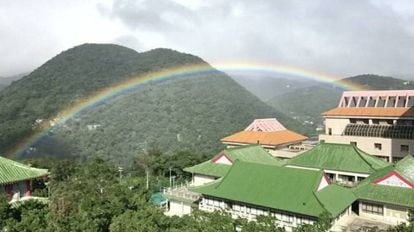 Un arcoiris visto en Taiwán el pasado año y que aspiró a ser el que más tiempo ha durado.