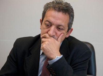 Pablo González-Carreró, en su despacho de la sede de los juzgados mercantiles en A Coruña.