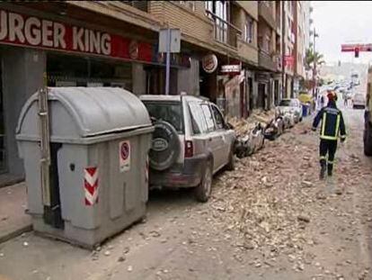 El caos se apodera de Lorca (Murcia)