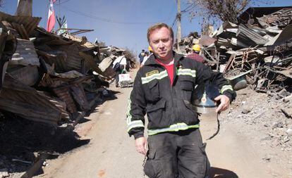 Miguel Aguilar Alveal, bombero voluntario chileno
