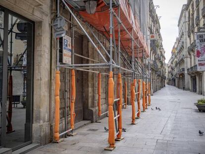 Viviendas en rehabilitación en Barcelona.