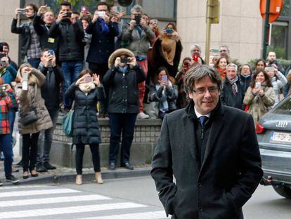 Puigdemont, el passat 31 d'octubre a Brussel·les.