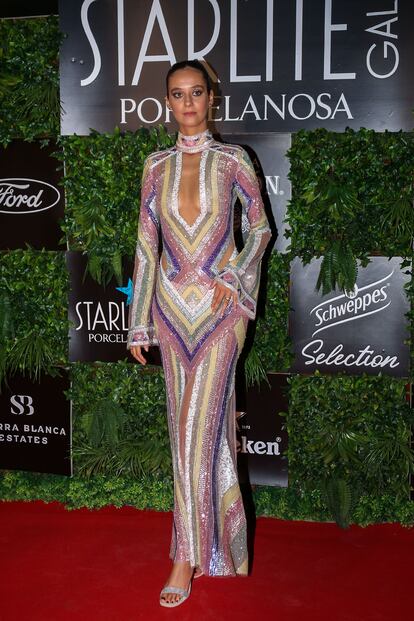 Victoria Federica de Marichalar, hija de la infanta Elena, a su llegada a Starlite 2022.