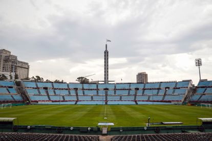 El estadio Centenario de Montevideo, este sábado. El mítico campo, donde se jugó la primera final del mundo en 1930, cumple 90 años este fin de semana.
