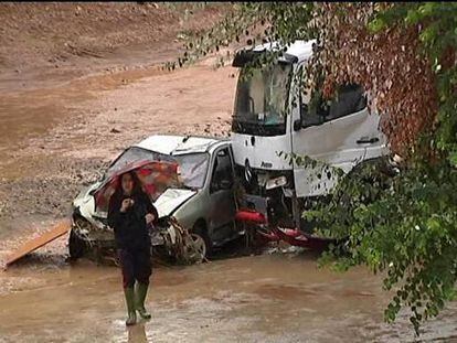 La lluvia en Málaga deja una mujer muerta y cientos de evacuados