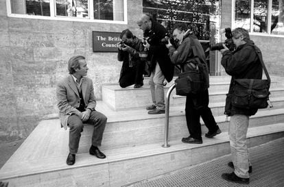 Martin Amis fotografiado en Barcelona, el 17 de noviembre de 1999.