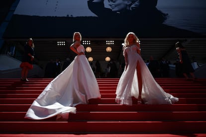 Los invitados llegan para la presentación de la película `La Quimera´ en el festival de Cannes, el 25 de mayo.