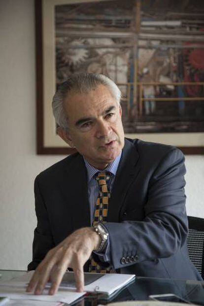 José Manuel Salazar, director regional de la OIT, en entrevista con EL PAÍS en la Ciudad de México.