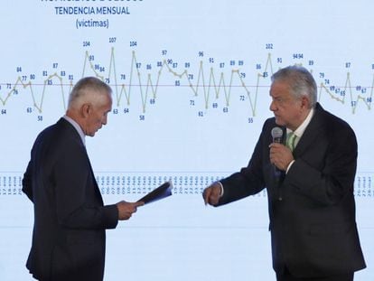 López Obrador y el periodista Jorge Ramos