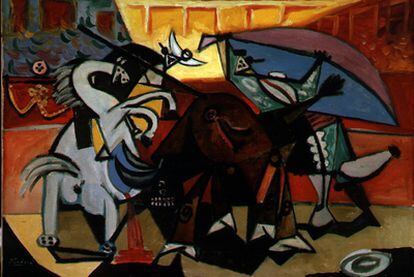<i>Corrida de toros 1934</i>, óleo de Pablo Picasso.