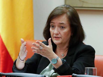 La presidenta de la Autoridad Independiente de Responsabilidad Fiscal (AIReF), Cristina Herrero. 