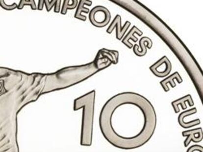 Moneda de 10 euros conmemorativa de la Eurocopa 2012