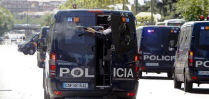 Un agente dispara el día que resultó herida Baudín.