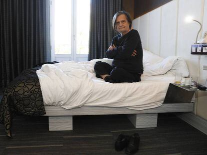 Jean-Pierre Léaud, la semana pasada en su hotel madrileño.
