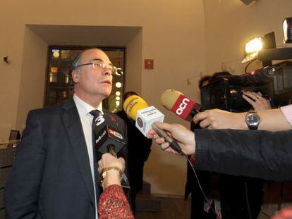 Jaume Torramad&eacute;, cuando dej&oacute; la presidencia de la Diputaci&oacute;n de Girona. 