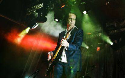 Nick Cave, en el Primavera Sound de Barcelona durante su última visita a España, en mayo de 2011.