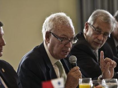 García-Margallo, con cancilleres iberoamericanos en la ONU