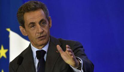 Nicolas Sarkozy, este mi&eacute;rcoles en Par&iacute;s.