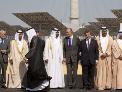 Inauguraci&oacute;n de la planta Gemasolar (Sevilla), en 2011.