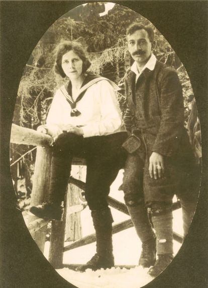 Los tíos de Lorenza Mazzetti, Nina y Roberto Einstein.