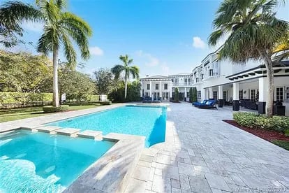 Casa ubicada en el vecindario Town & Ranch Estates, en Miami, comprada por 6,3 millones de dólares en julio de 2021.